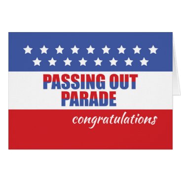 Passing Out Parade Congratulations, Graduation Card Passing Out Parade Congratulations, Graduation Card
