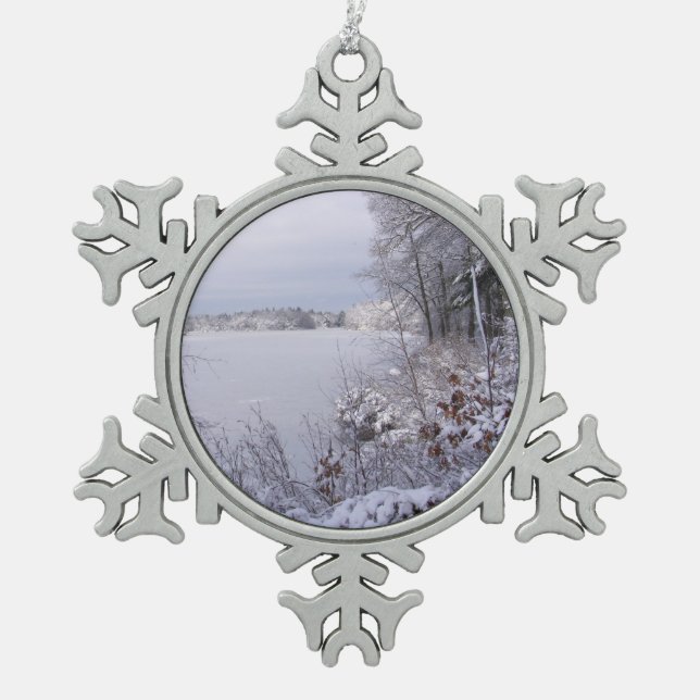 Passing Storm ~ Pewter ornament (Front)