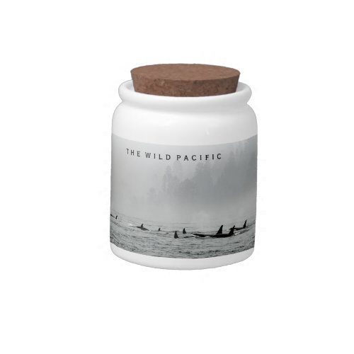Passing Whales Candy Jar