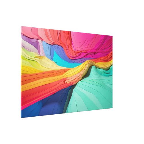 Passion â Abstract Art â Color Diffusion Canvas Print