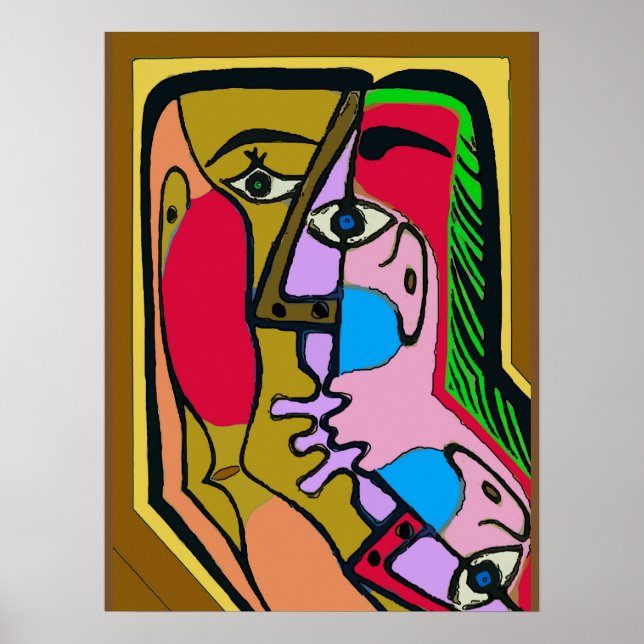 Passion Abstract Poster (Front)