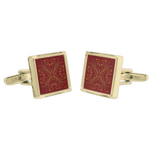 Passion and prosperity in wine cufflinks
