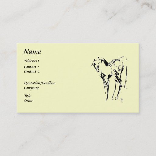 Customizable "Passion" ~ Business Card