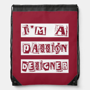 Passion Designer Drawstring Bag