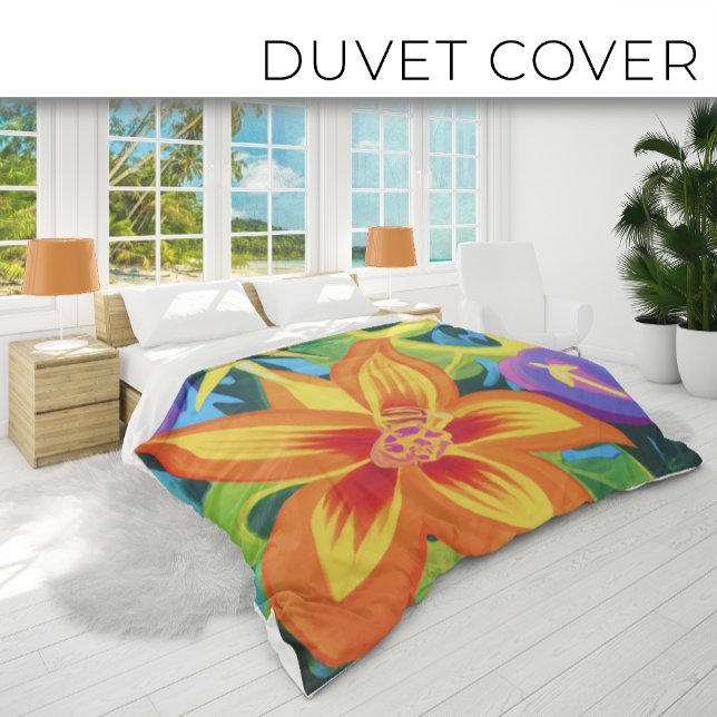 Passion flower and fruit duvet cover (Creator Uploaded)