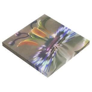 Passion Flower Blossom In Art Deco Abstract Style