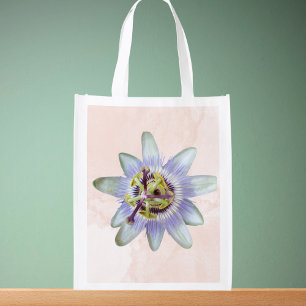 Passion Flower Grocery Farmers Market Tote