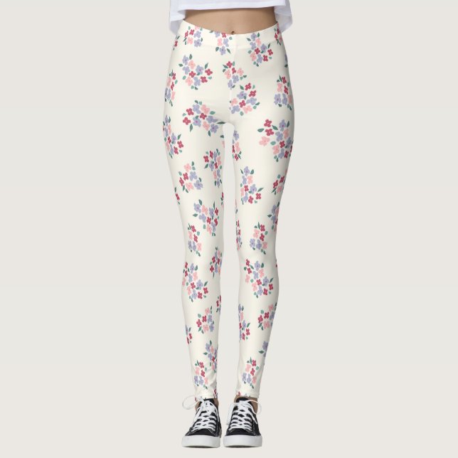 Passion Flower Leggings (Front)