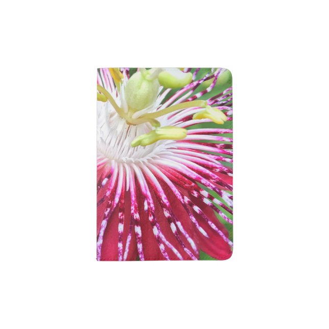 Passion Flower Passport Holder (Front)