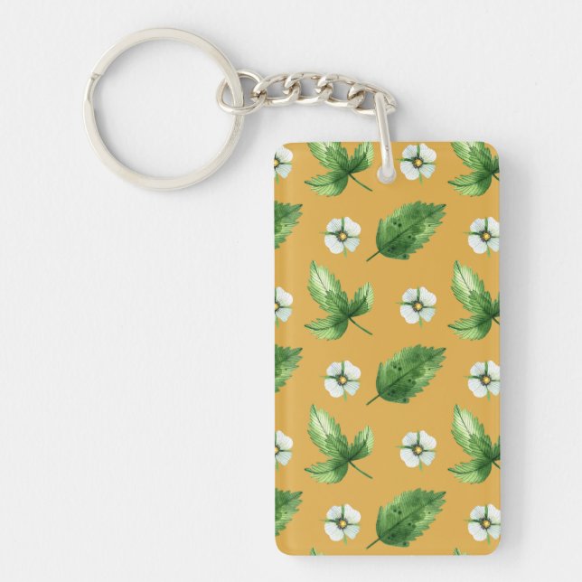 Passion Flower Vine Keychain (Front)