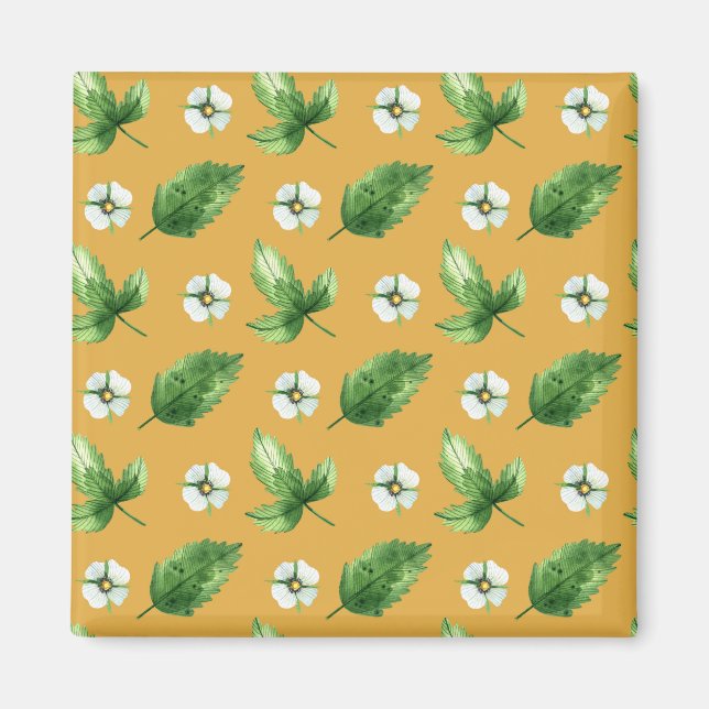 Passion Flower Vine Magnet (Front)