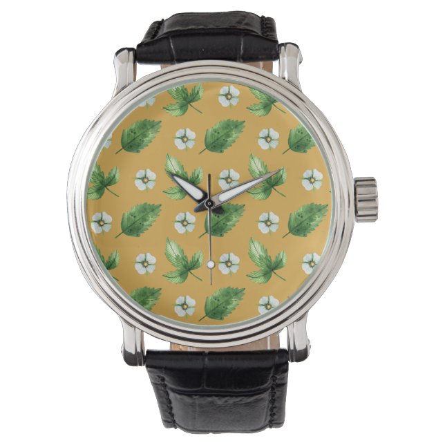 Passion Flower Vine Watch (Front)