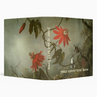 Passion Flowers and Hummingbirds by Martin J Heade 3 Ring Binder