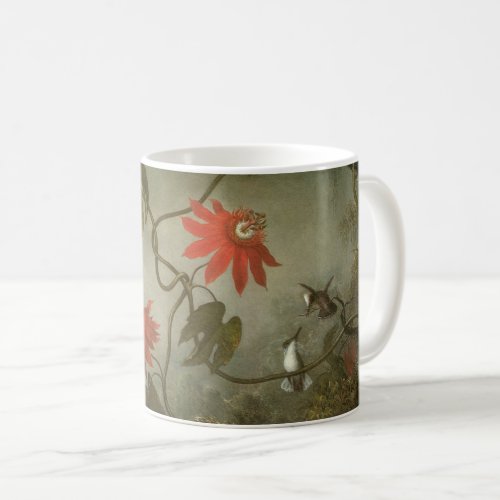Passion Flowers and Hummingbirds by Martin J Heade Coffee Mug