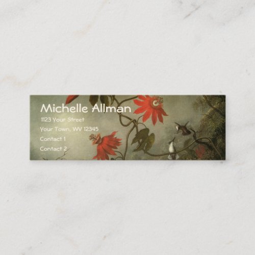 Passion Flowers and Hummingbirds Profile Cards