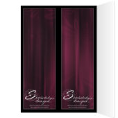 Passion Flowers Bookmark Card (Inside (Left))