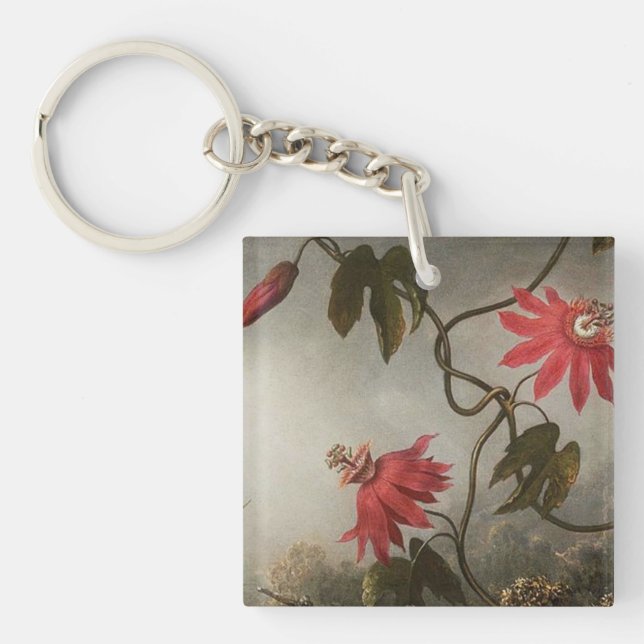 Passion Flowers Keychain (Front)