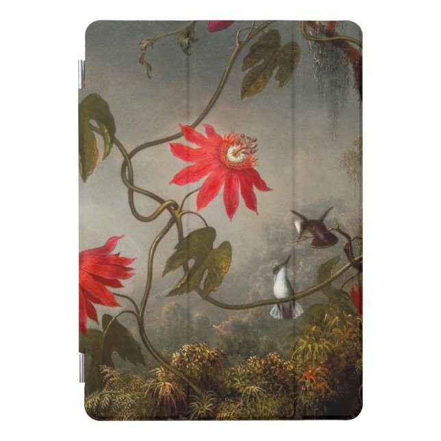 Passion Flowers with Hummingbirds Heade iPad Pro Cover (Front)