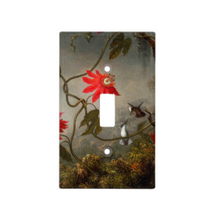 Passion Flowers with Hummingbirds Heade Light Switch Cover