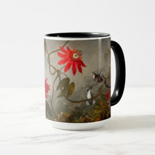 Passion Flowers with Hummingbirds Heade Mug