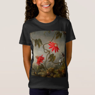 Passion Flowers with Hummingbirds Heade T-Shirt