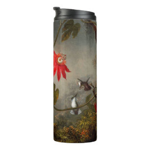Passion Flowers with Hummingbirds Heade Thermal Tumbler