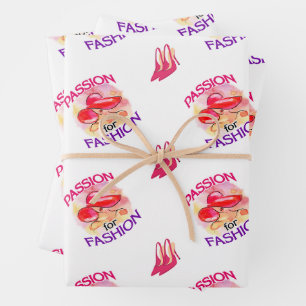 'Passion For Fashion' - Style A Wrapping Paper Sheets