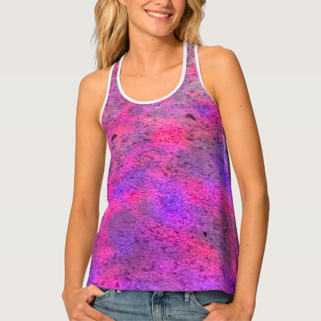 Passion for Pink Patterns Tank Top (Front)