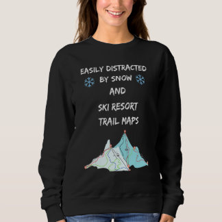 Passion for snow winter sport passion for ski and sweatshirt
