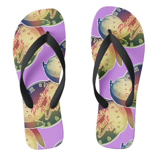 Passion Fruit Flip Flops (Footbed)