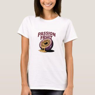 Passion Fruit Illustration – Tropical Exotic Fruit T-Shirt