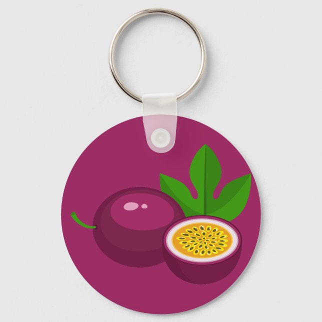 Passion fruit  keychain (Front)