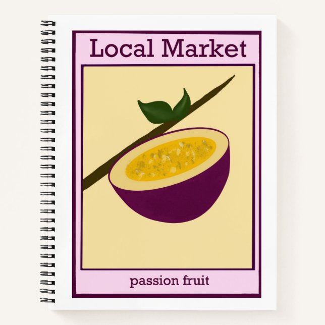 Passion fruit  notebook (Front)