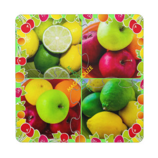 Passion Fruit Puzzle Coaster