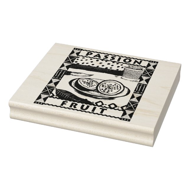Passion Fruit Rubber Stamp (Stamp)