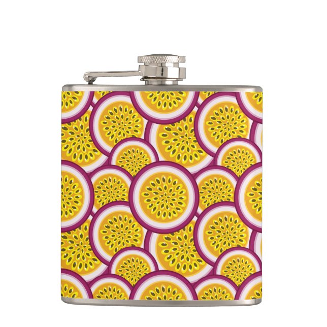 Passion fruit slices flask (Front)