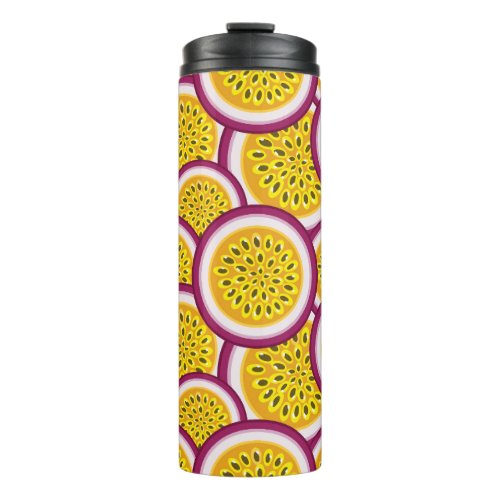 Passion fruit slices thermal tumbler