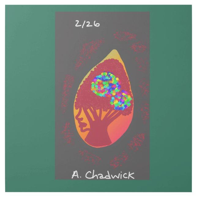 Passion in a Teardrop  Gallery Wrap (Front)