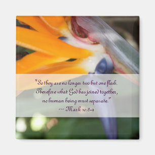 Passion in Paradise Christian Wedding Favor Magnet