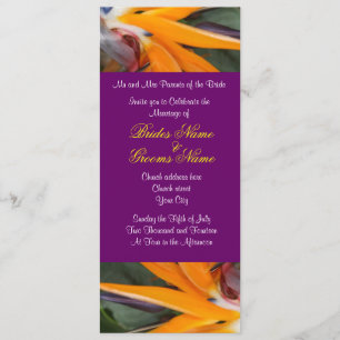 Passion in Paradise Tropical Wedding Invitations