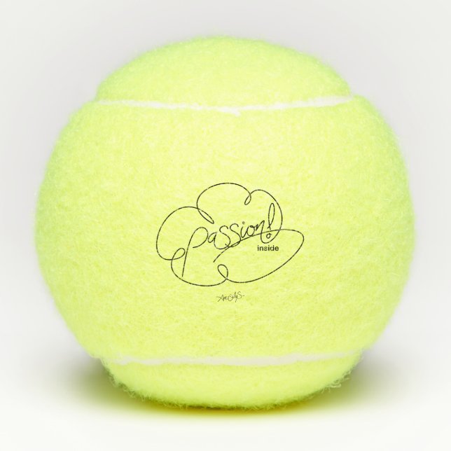 PASSION inside - Bold CloudS Tennis Ball (Front)