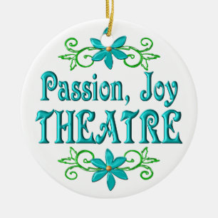 Passion Joy Theatre Ceramic Ornament