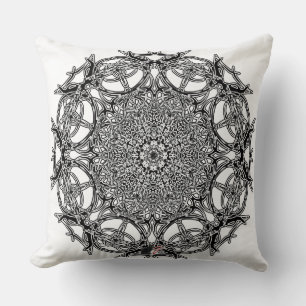 Passion Octa Glyph Throw Pillow