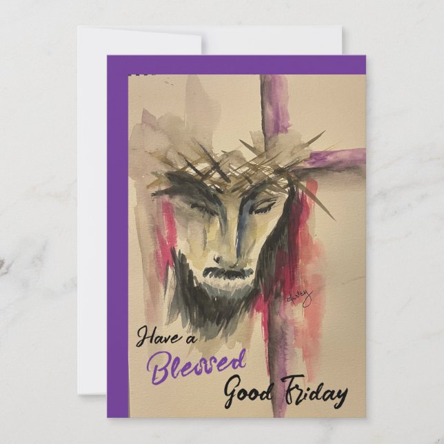 Passion of Christ Notecard (Front)
