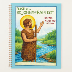 Passion of St. John the Baptist Catholic Feast Day Planner