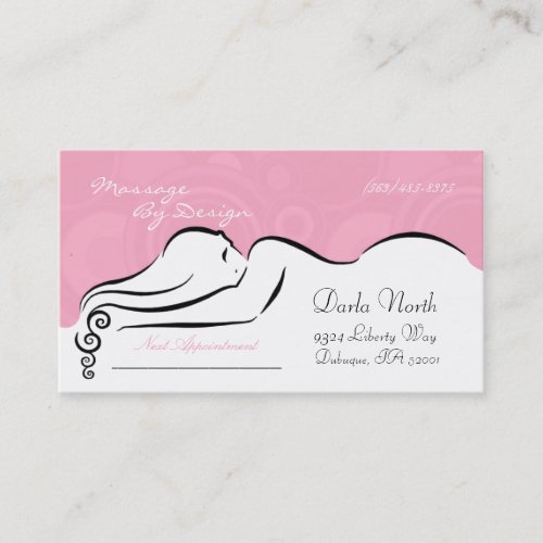 Passion Pink Darla  Business Cards