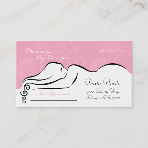 Customizable Passion Pink Darla  Business Cards
