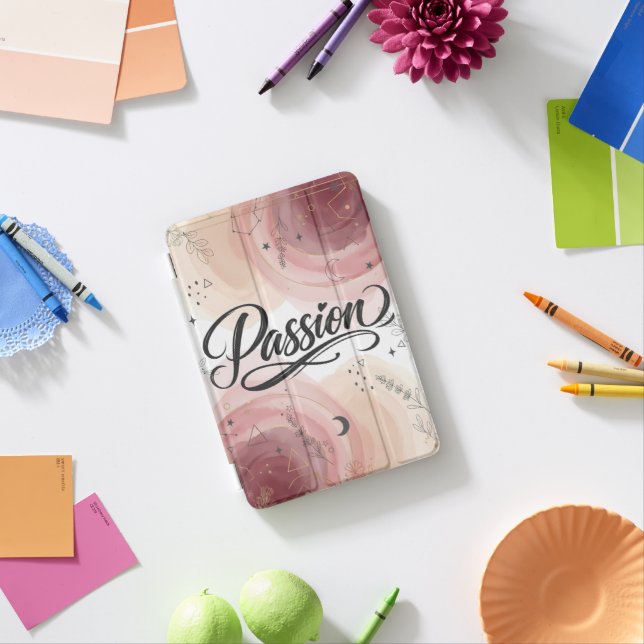 Passion Script | Elegant Minimalist Typography iPad Mini Cover (In Situ)