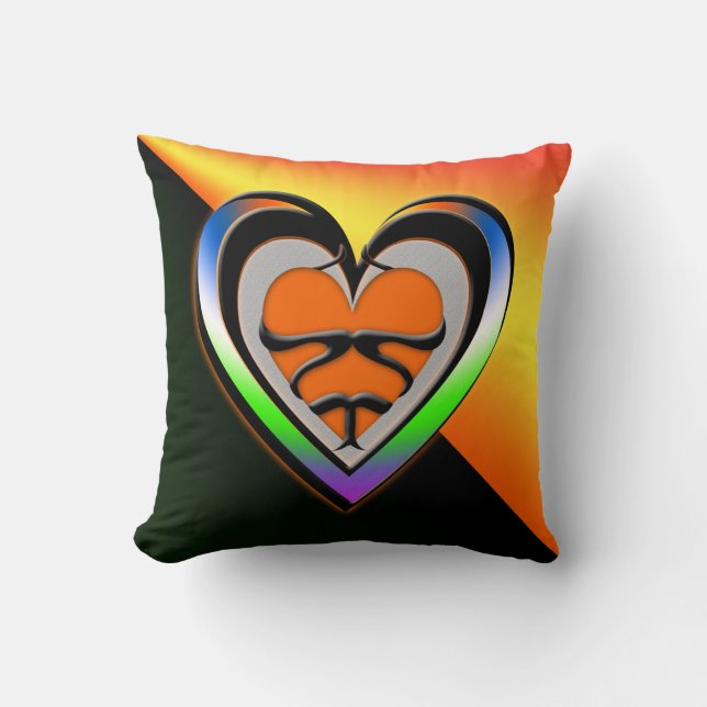 Passion Throw Pillow (Front)