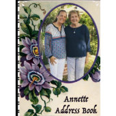 Passion Vine Floral Telephone Address Book (Front)
